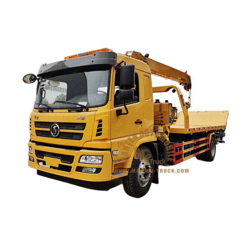 Shacman 8ton Wrecker Tow Truck na Crane 6.3 toni