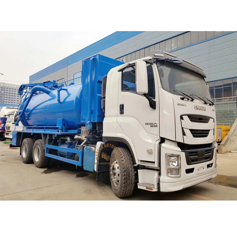 commercial pressure washing truck