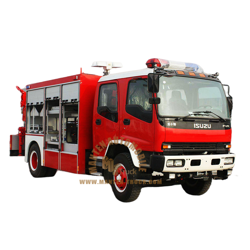 isuzu fvr emergency rescue fire truck